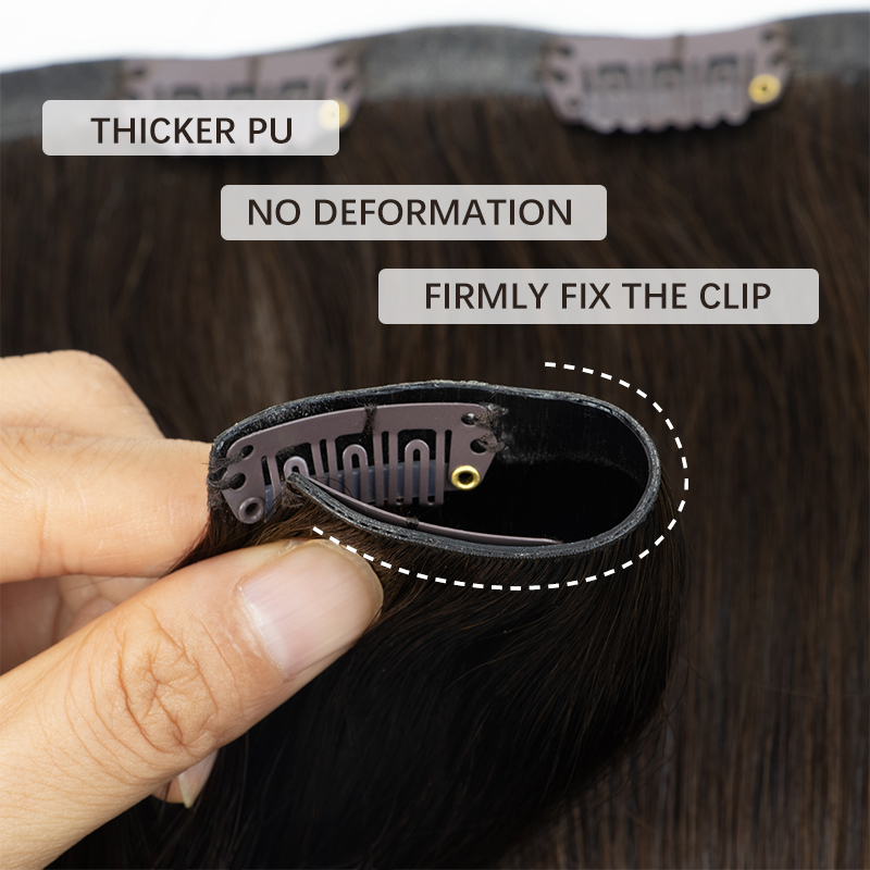 Invisible Thick PU Clip In Hum - Invisible Tape In Extensions Real Hair recension och pris
