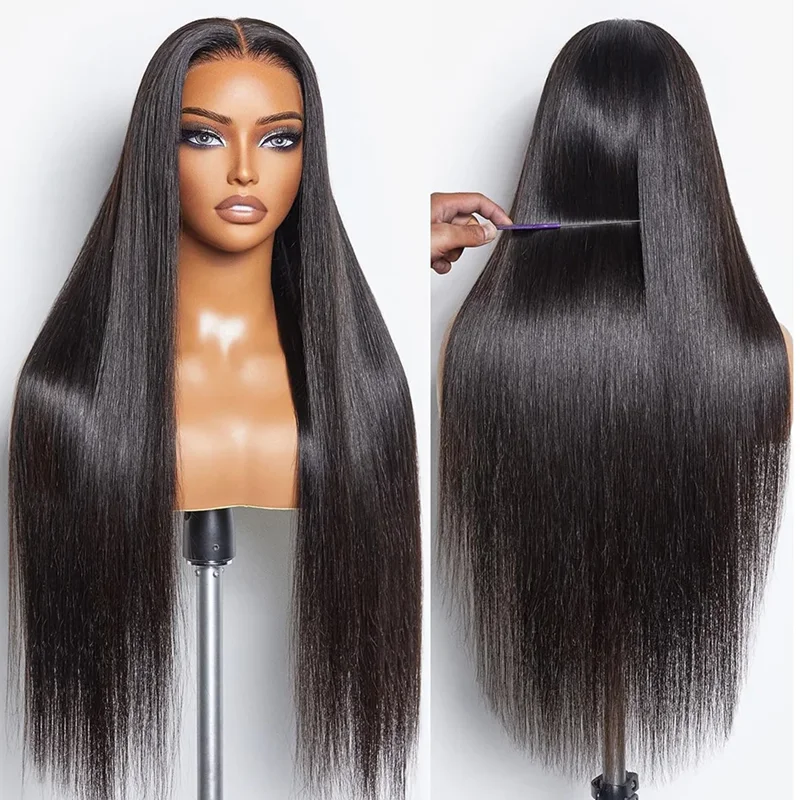 Dixtefo Real Hair Straight Lac - Lace Front Wigs recension och pris