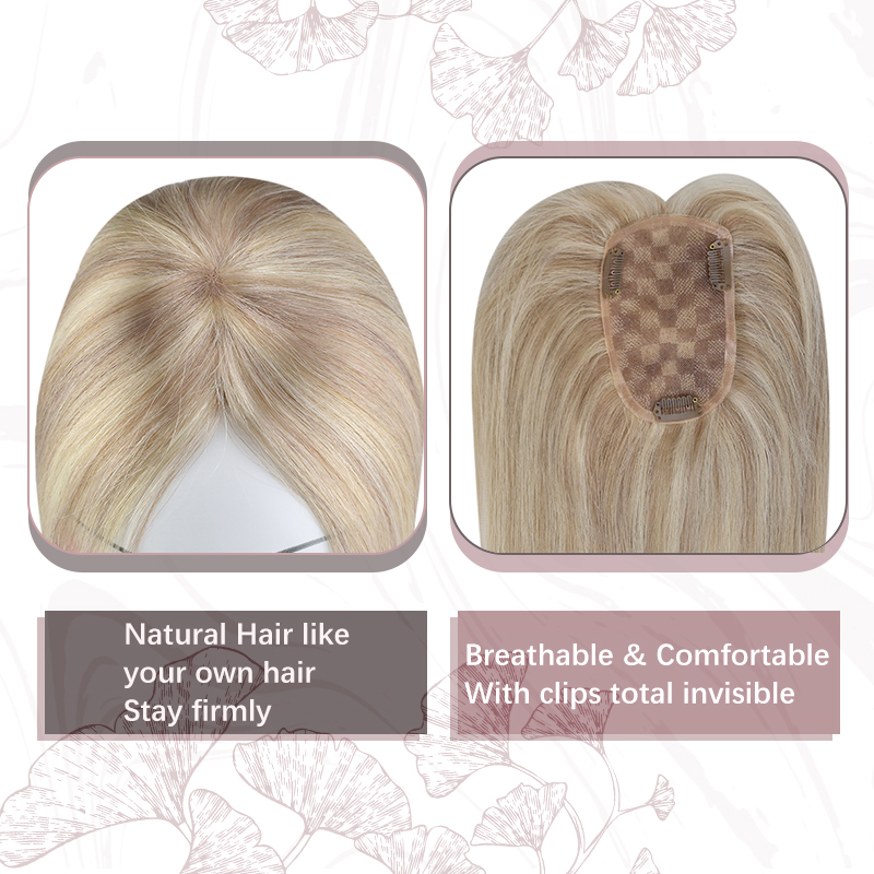 Ugeat Hair Topper Natural Huma - Invisible Tape In Extensions Real Hair recension och pris