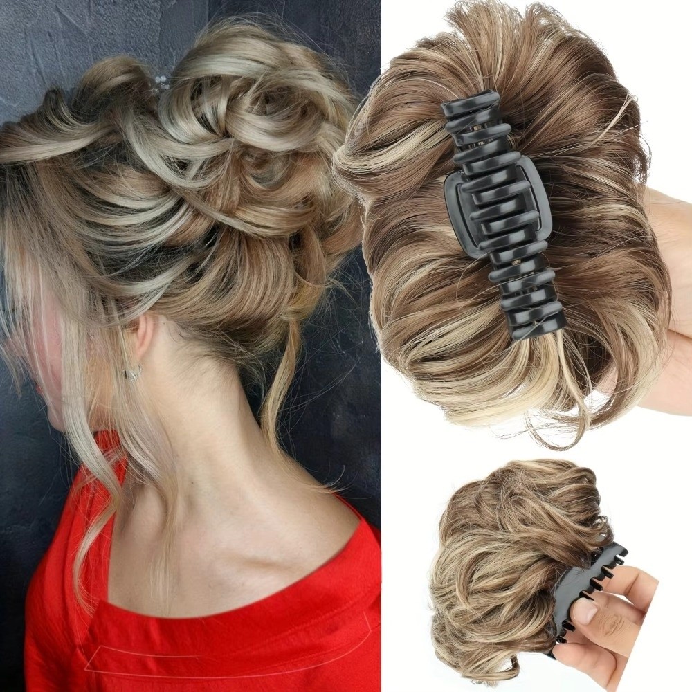 On Messy Hair Bun Hair Bun Cla - Claw Clip Messy Bun Hair Piece recension och pris